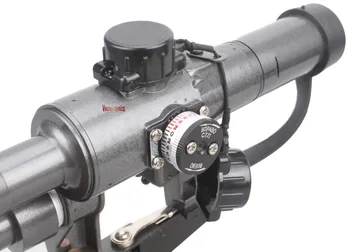 Vector Optics Dragunov 4x24 SVD First Focal Plane Sniper Riflescope Fit AK Scope AK47 AK74 FFP Illuminated Russian Weapon Sight