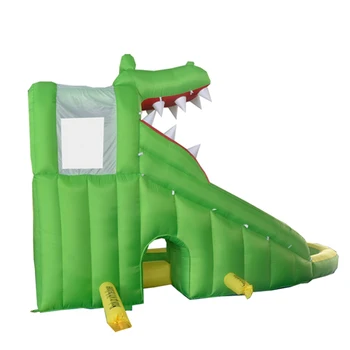 YARD Fedex Crocodile Inflatable Bouncer Bouncy Water Slide with Pool Special Offer For ASIA