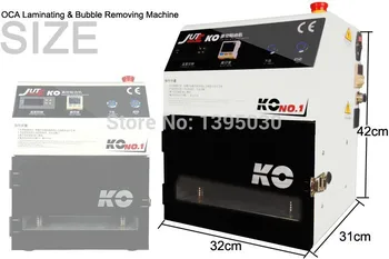 OCA Vacuum Laminating Machine +Air compressor +Oilless vacuum pump for LCD Display Screen of phone Repair /Refurbish