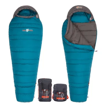 HIGHROCK -4~-11C Spring/Autumn/Winter Adult Outdoor Camping Mummy Duck Down Sleeping Bag