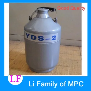 2L YDS-2 Aluminum Alloy Liquid Nitrogen Containers Liquid Nitrogen Container Dewar nitrogen liquid