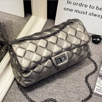 Luxury Fashion retro elegant women classic handbag messenger bag chain Classic Flap Bag Superstar