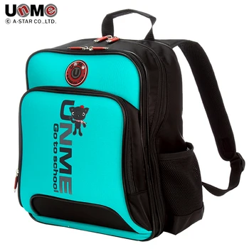 UNME 1-4 grade girl pupil's school bag backpack boys spinal waterproof students bag
