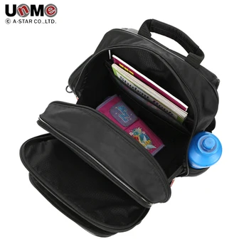 UNME 1-4 grade girl pupil's school bag backpack boys spinal waterproof students bag