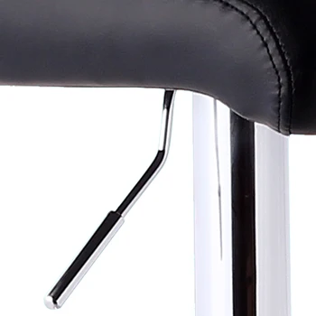 European  fashion PU leathe bar chair high foot stool  lifting chair height adjustable