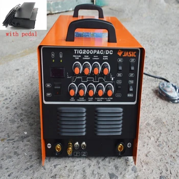 JASIC WSE-200P TIG200P AC/DC TIG/MMA Square Wave Pulse Inverter Welder 220-240V With Foot Control Pedal