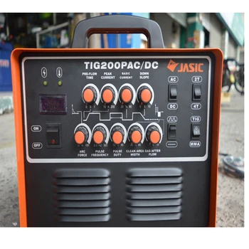 JASIC WSE-200P TIG200P AC/DC TIG/MMA Square Wave Pulse Inverter Welder 220-240V With Foot Control Pedal