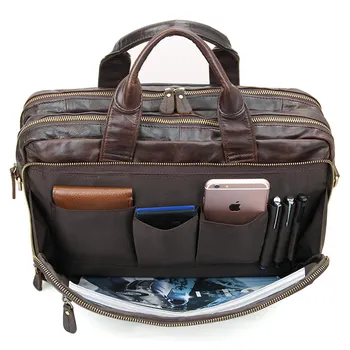 BETMEN Vintage Men Bag Brand Handbag Luxury Genuine Leather Bag Business Casual Men Briefcase Shoulder Bags