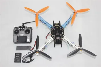 F08191-C DIY Drone Upgraded Full Kit S500-PCB 1045 3-Propeller 4axle Multi QuadCopter RTF/ARF with 10ch TX / RX 3300Mah Lipo