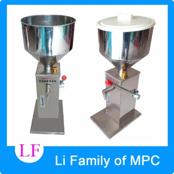 Viscous food hand pressure liquid filling machine stainless steel liquid filler manual liquid paste filling machine