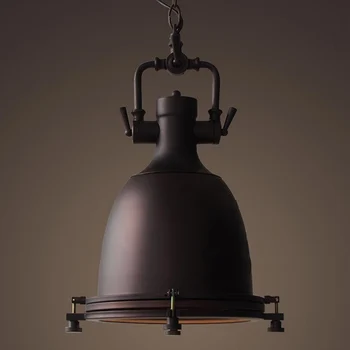 Vintage Style Lamp Americal Industrial Wind Pendant Light E27 Base Droplight for Restaurant Home Decoration Guest Room LED Bulb