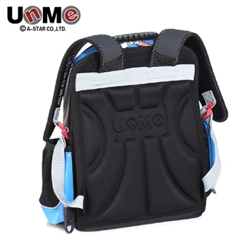 UNME schoolbags royal prince and princess style children's school bags backpack campus waterproof leather bag brand bags