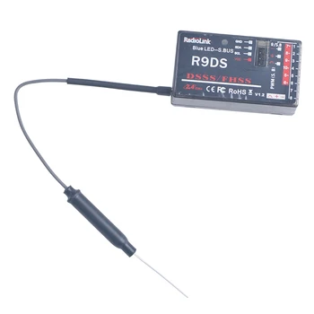 F18528 Radiolink AT9S 2.4G 10CH DSSS FHSS Transmitter R9DS 9CH Receiver Radio Controller S-BUS PWM for RC Heli Multicopter Car