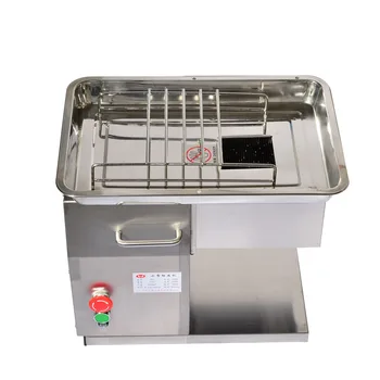 110V QX Stainless Steel Meat Slicer/Cutter Desktop Type Meat Cutter Meat Cutting Machine