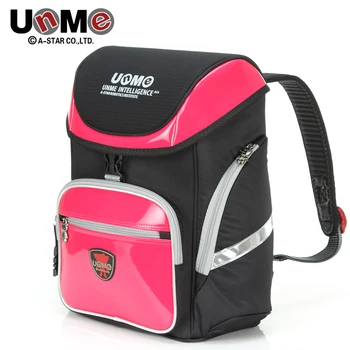 Unme brand bags leisure backpack schoolbag nobility large capacity burdens spinal care backpack schoolbag boys and girls fashion