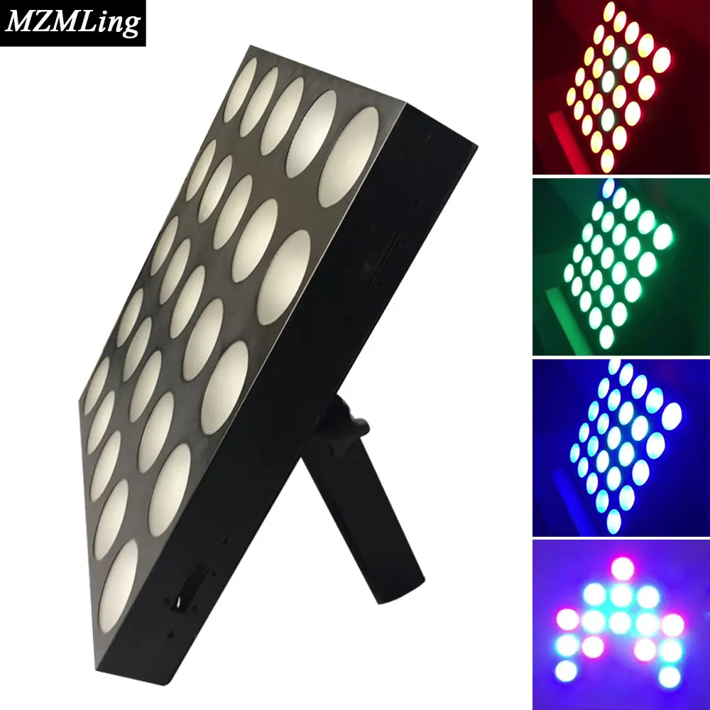 25*12w RGBW 4-In-1 Matrix Light Led Wall Wash Light 9/30/105CH DMX Washer Outdoor /Flood Light Stage DJ/Bar/Home Lighting Effect