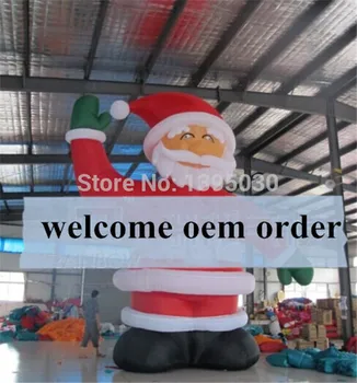 1pc 2.4M Christmas arch Inflatable cartoon Santa Claus gas model datang Christmas