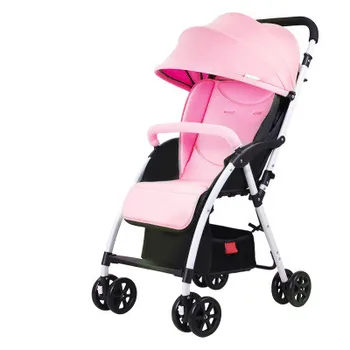 Portable stroller super light can sit can lie folding four-wheel shock bb baby baby carriage