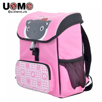 UNME noble schoolbag for boy and girl pupils cartoon backpack children orthopaedics bags primary school grade 1 to 5 3093