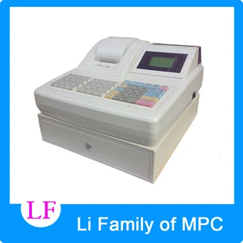 4pcs ZQ-ECR1000AF electronic cash register / all-in-one fastfood cash register