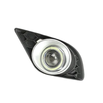 EeMrke For Skoda Fabia 1.4 TSI DSG RS LED Angel Eyes DRL Daytime Running Lights Halogen H11 55W Fog Lights