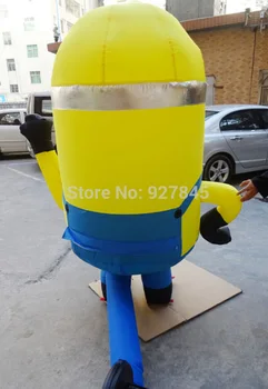 2.5 M Advertising Figure Despicable Me Advertising Inflatable Minion with blower