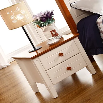 Factory wholesale Mediterranean style bedroom furniture bedside bedside table