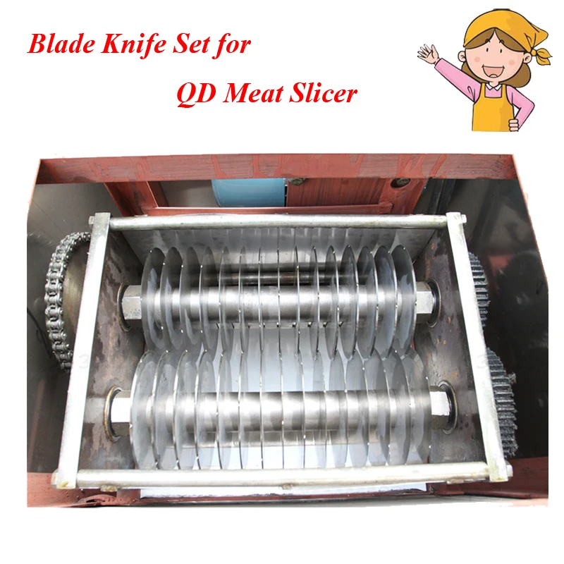 Meat Cutter Blade Knife for QD Meat Cutting Machine Cutting Blade Thickness 2-20mm (can make to order special ) QD