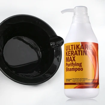 1000ml Chocolate Keratin Treatment 8% Formaldehyde+500ml Purifying Shampoo Keratin Hair Straightening