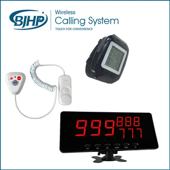 Nurse Call Button System For Patient Call Nurse 1 display receiver with 30 call button and 2 watches