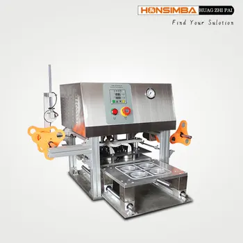 DHF801DF Jelly cups Semiautomatic cut sealing Machine 4 in 1