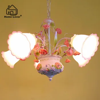 Luxury Chandelier lighting Kichen Bedroom Living Room Lamp lustres de cristal indoor Lights Pendants lamp Flower Chandeliers