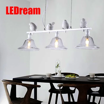 Contracted droplight birds droplight a buffet restaurant new designer creative personality of modern art, wrought iron LED lamps