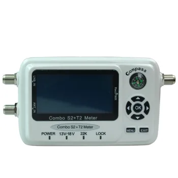ANEWKODI Digital Satellite Finder SF-560 Signal Meter Sat Dish Finder with Compass DVB-S/T/S2/T2 SF 560 better than SF-500 free