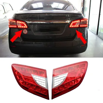 For Nissan Sentra Car Styling Rear Light Trunk Lamp LED Inside Taillight Assembly Rear light Auto Lights Accessories