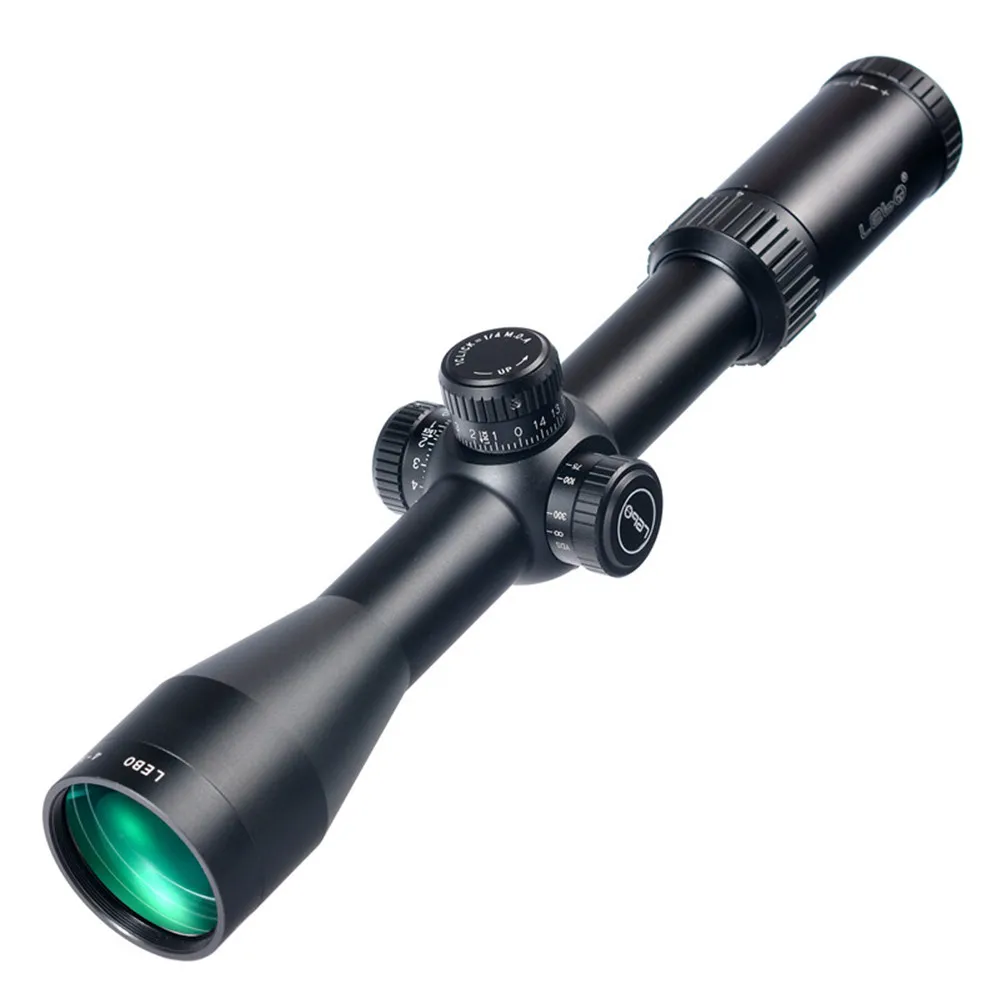 LEBO BJ 6-24X50SFY Tactical Rifle Scope 1st Focal plane Side Parallax Adjustment Optical Sights Riflescope for Hunting