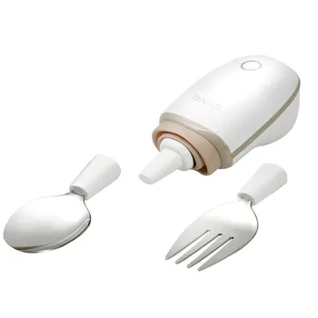 GYENNO Intelligent Anti-Tremble Gyroscopic Spoon Limited Space To Prevent The HandTremor For People with hand tremor(Spoon+Fork)