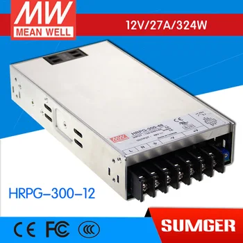 MEAN WELL1] original HRPG-300-12 12V 27A meanwell HRPG-300 12V 324W Single Output with PFC Function Power Supply