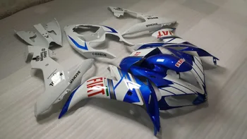 Injection mold Fairing kit for YAMAHA YZFR1 04 05 06 YZF R1 2004 2005 2006 YZF1000 ABS White blue Fairings Set+7gifts YB20