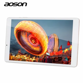 High Speed 10.1 Inch Quad Core Tablet PC Aoson R103 Android 6.0 Tablet 2GB 32GB MTK8163 1280*800 Wifi Tablet Golden Metal Case