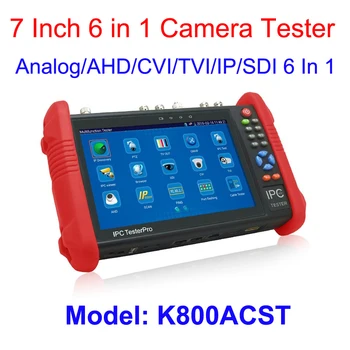 7Inch Touch Screen 1080P IP HD CCTV tester monitor TVI 3.0 test monitor 6 in one IP HDSDI TVI HDCVI AHD Analog Universal cctv