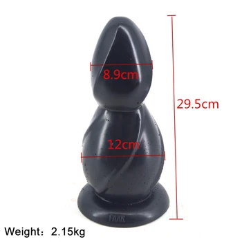 FAAK New Large 29.5*12cm Overweight 2.15kg Black Pincer Dildos Masturbation Simulation Funny Goods Super Adult Sex Toys Products