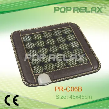 POP RELAX korea health jade stone heating seat mat cushion pad PR-C06B 45x45cm