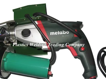 Design powerful with German Metabo drive motor 1100W hand plastic extrusion welding tool / plastic welder LST610D