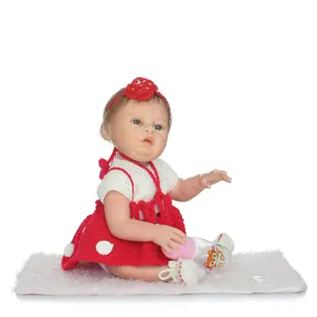 NPKCOLLECTION 20inch50cm soft full silicone bath toy lifelike baby girl kids brinquedos silicone baby reborn dolls