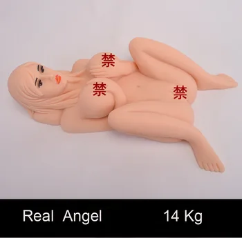 2016 Lastest 14Kg Real doll lifelike silicone sex dolls built skeleton Vaginal anal oral sex toys for men sex products