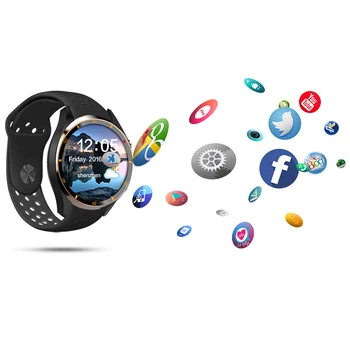 Newest IQI I3 Smart Watch MTK6580 Android 5.1 OS Silicone Sport Wristband SIM Card 3G WIFI GPS Google Play Heart Rate Smartwatch