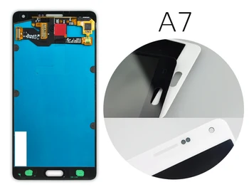 1pcs Brand New For Samsung A7 LCD Display With Touch Screen Digitizer Assembly White Black Gold