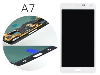 1pcs Brand New For Samsung A7 LCD Display With Touch Screen Digitizer Assembly White Black Gold