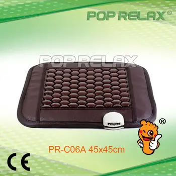 POP RELAX Healthcare hexagon Tourmaline seat mat PR-C06A 45x45cm chocolate